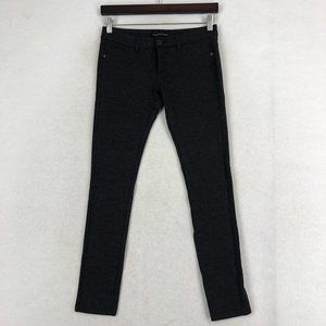 Black Hearts Brigade Women's Size 27 Grey Ponte Knit Stretch Skinny Pants